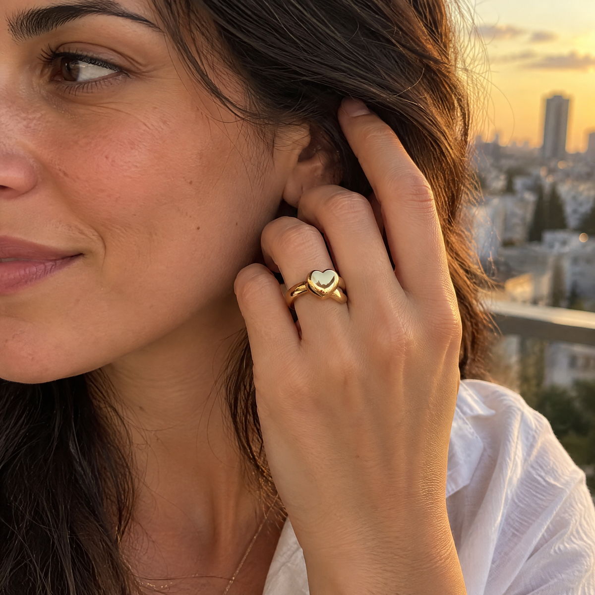 טבעת גולדפילד מתכווננת · 10 מ״מ, מבט מזווית נוספת | טבעות
